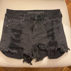 American Eagle Black shortie- shorts